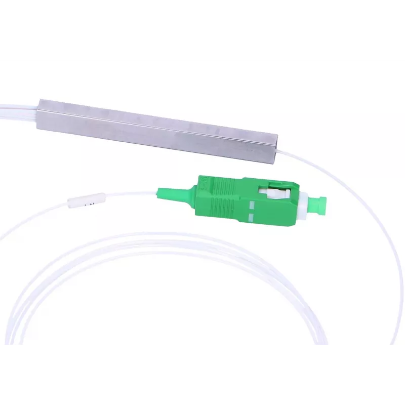 Kabel-Splitter Extralink Splitter 1:8 PLC SC/APC 900µm 1,5m Grün Weiß