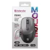 Kabellose Maus Defender Silent Click Feam Grau 52298