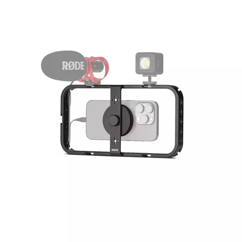 RØDE PHONECAGE Kamerakäfig Schwarz 1/4 3/8 Zoll Breite 35,5 mm Tiefe 245 mm Höhe 126 mm