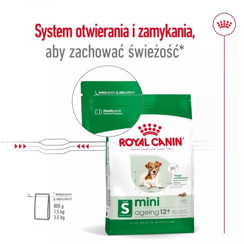 ROYAL CANIN Mini Ageing Adult +12 - Trockenfutter für Hunde - 3,5 kg