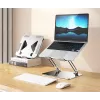 Laptop-Ständer MEDIA-TECH MT2661 — höhenverstellbar, faltbares Aluminium-Design für Notebooks bis 17 Zoll