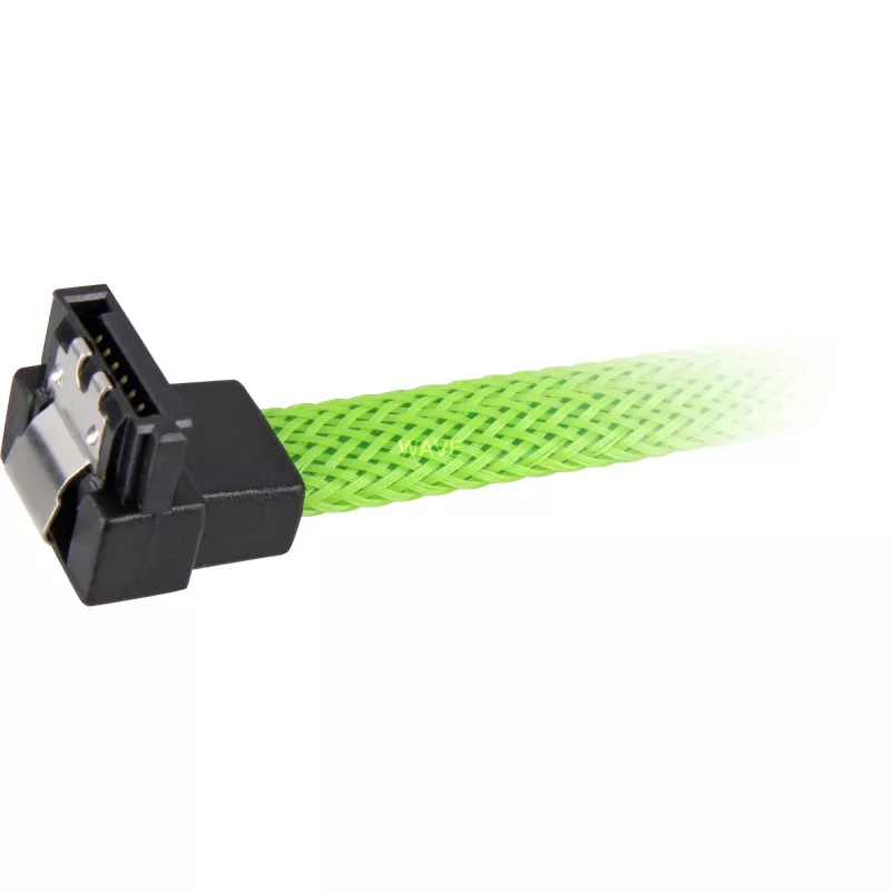 SATA-Kabel Sharkoon SATA 3 0,45 m 7-Pin Schwarz Grün