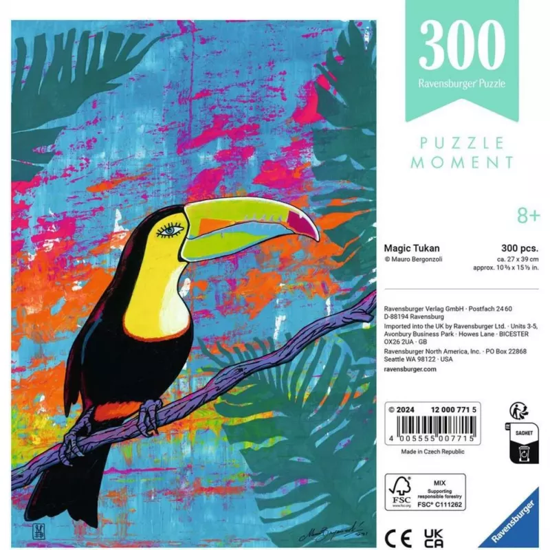 Ravensburger Puzzle Moment — Magic Toucan, 300 Teile, Erwachsene/Fortgeschrittene
