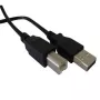USB 2.0 Kabel AM – BM, 1,8 m