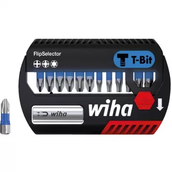 WIHA 41824 - Bit-Set FlipSelector, 13-teilig gemischt, 25 mm, T-Bit (41824)