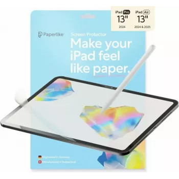 Bildschirmschutzfolie Paperlike für iPad Pro 13 Zoll / iPad Air 13 Zoll kompatibel mit 2024 M4, 2025 M5, 2024 M2, 2025 M3