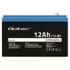 Qoltec LiFePO4 Lithium-Eisenphosphat-Akku 12,8 V 12 Ah 153,6 Wh mit BMS