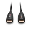 Lindy 10m Glasfaser-Hybrid-HDMI-8K60-Kabel, 10 m, HDMI Typ A (Standard), HDMI Typ A (Standard), 48 Gbit/s, Schwarz