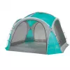 Event Dome Shelter XL, 4,5 x 4,5m, Pavillon Hellblau/Grau