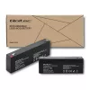 Versiegelte AGM-Batterie QOLTEC 12V 2,3Ah für USV- und Backup-Systeme, max. Entladung 34,5A