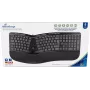 MediaRange ergon. Multimedia-Tastatur 124 Ta. Scr-Rad schwarz (MROS120)
