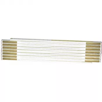 Gliedermaßstab STANLEY 0-35-458, Holz, 2 m, 17 mm breit, weiß/gelb