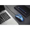 USB-Kabelmaus, 4 Tasten, optisch, symmetrisch, Blau