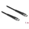 USB-Kabel DeLOCK 81124 USB 2.0 1m USB C Schwarz