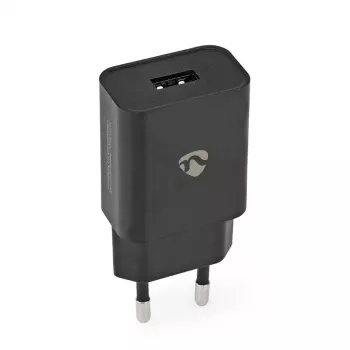 Mobiles Ladegerät Nedis WCHAU242ABK Universal Schwarz AC Innenbereich