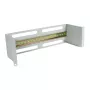 Rack-Schiene ALLNET ALL-S0002241 — 3U graues Rack-Zubehör, 1,42 kg