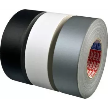 Gaffer tape Tesa 53949 — 50 m x 50 mm, silbernes Gewebe-Klebeband