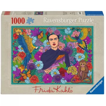 Puzzle - Frida Kahlos Paradies: Papageien, Affen 1000 Teile