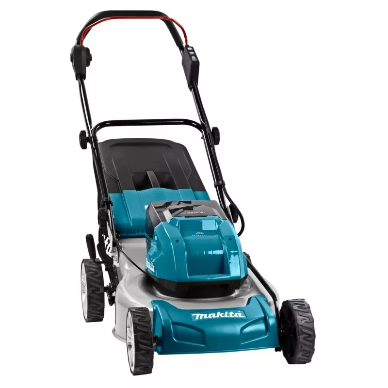 Makita DLM460PT2 Rasenmäher Handrasenmäher Akku Schwarz, Blau, Grau