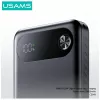 Powerbank usams PB80 PD20W 10000mAh — tragbarer Ladegerät, schwarz