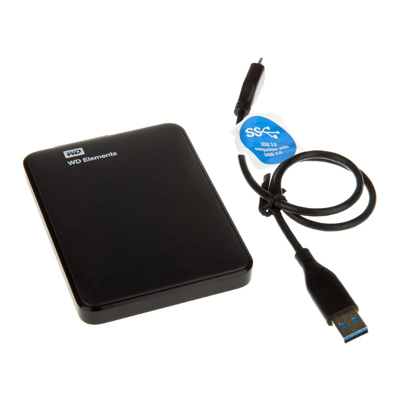 WD Elements Portable WDBUZG0010BBK - Festplatte - 1 TB - extern (tragbar) - USB 3.0 (WDBUZG0010BBK)