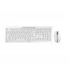 Tastatur CHERRY Stream Desktop Recharge Maus included Universal RF Wireless QWERTZ Deutsch Grau