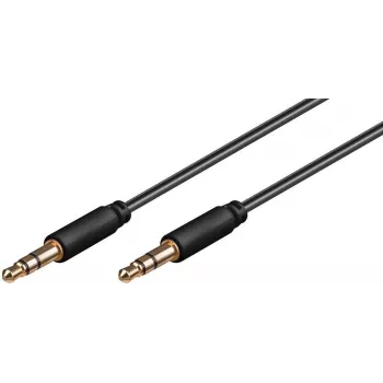 Audiokabel Microconnect AUDLL1.5 1,5 m 3,5 mm Stecker auf Stecker Schwarz