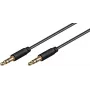 Audiokabel Microconnect AUDLL1.5 1,5 m 3,5 mm Stecker auf Stecker Schwarz