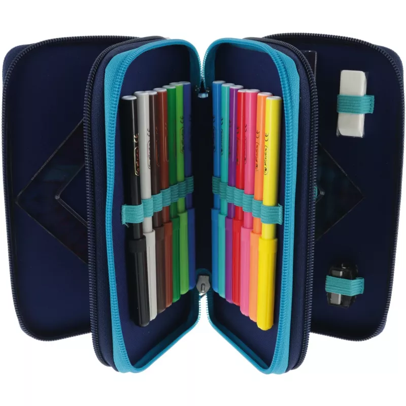 Herlitz TriCase Deep Ocean 31 pcs Blau Polyester 190x70x115 mm