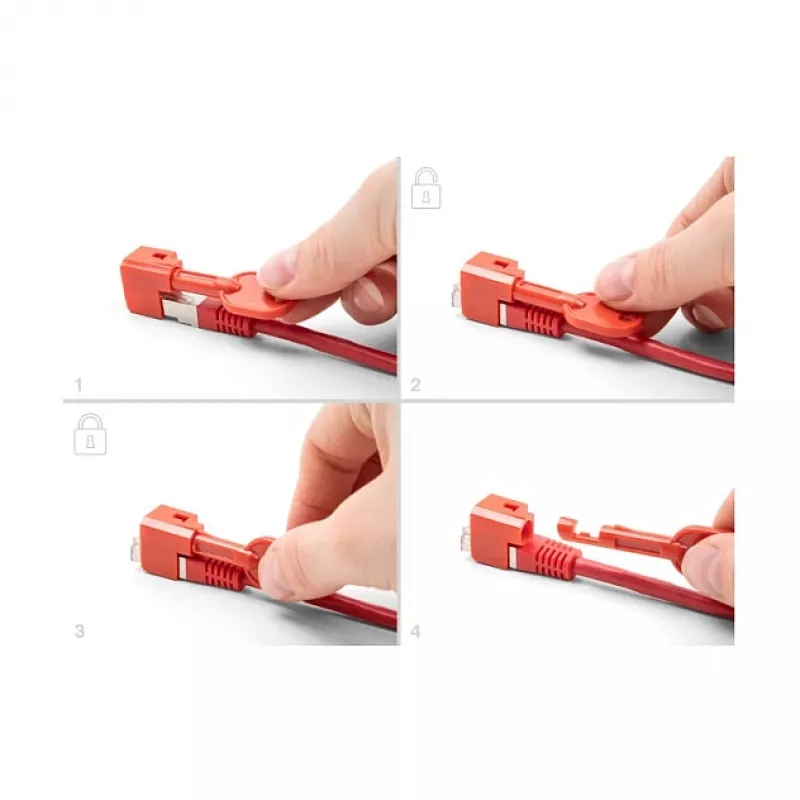 Portblocker DeLOCK 20929 RJ45 10 Stück Rot