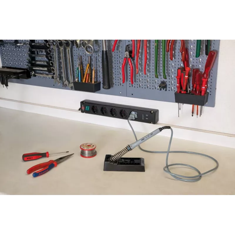 Power Extension Brennenstuhl Bremounta 3m 5 AC Outlets Indoor Schwarz