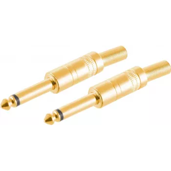Kabelstecker ShiverPeaks BS50600-G2 6,3 mm Gold Male 2 Stk.