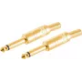 Kabelstecker ShiverPeaks BS50600-G2 6,3 mm Gold Male 2 Stk.