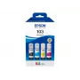 Tintenpatronen-Set Epson EcoTank 103 — Original 4-Farben-Set (Schwarz, Cyan, Magenta, Gelb), Schwarz 4500 S., Farbe 7500 S.