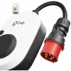 Charger Gemini flex 2.0, 22 kW (32A 3-phasig), Wallbox Weiß/Schwarz, mobiles Ladegerät, 4G/LTE
