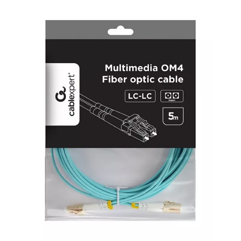 Gembird Multimode Duplex OM4 50/125 Glasfaserkabel LC/LC 5 m