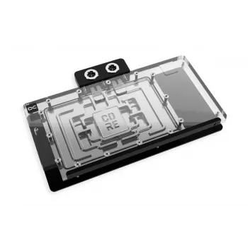 Backplate Alphacool 10270 Acrylic Aluminium Chrom Kupfer Nylon Schwarz Transparent