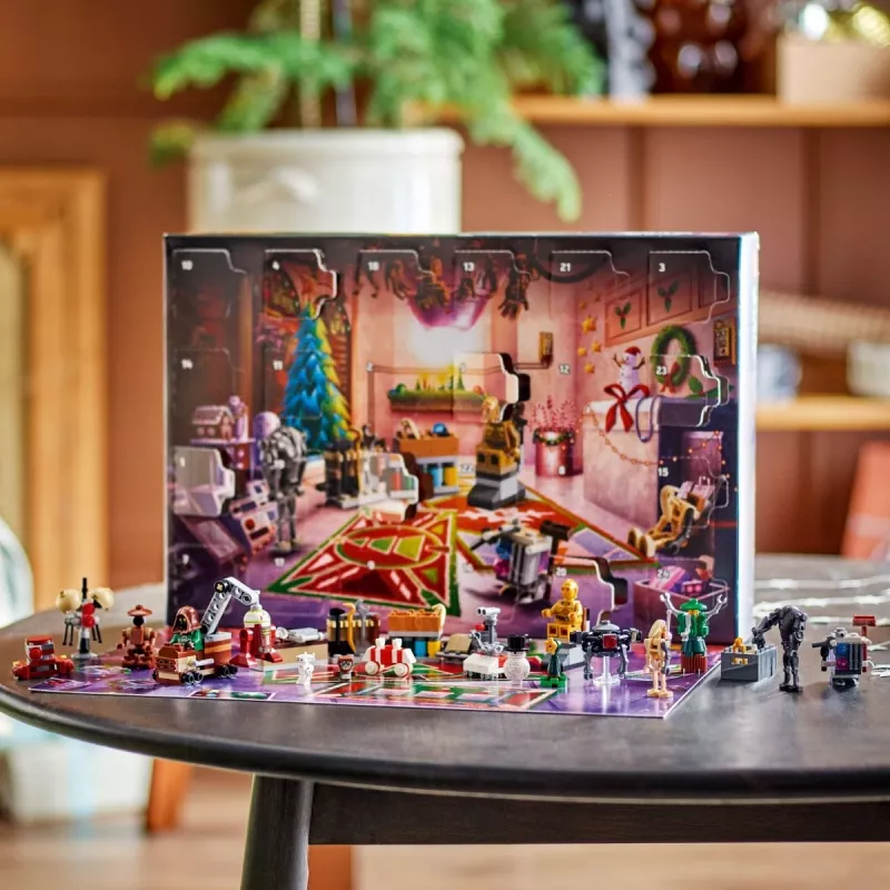 LEGO Star Wars Adventskalender 2025 — Set 75418, saisonale baubare Minifiguren und Modelle