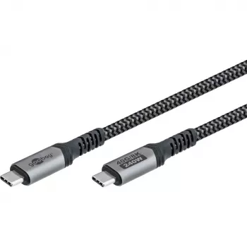 Goobay 74210 USB-Kabel Schwarz