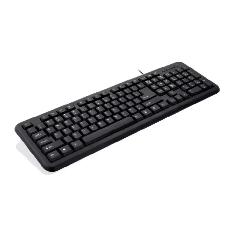 iBox OFFICE KIT II Tastatur-Maus-Set mit USB, QWERTY, Englisch, Schwarz
