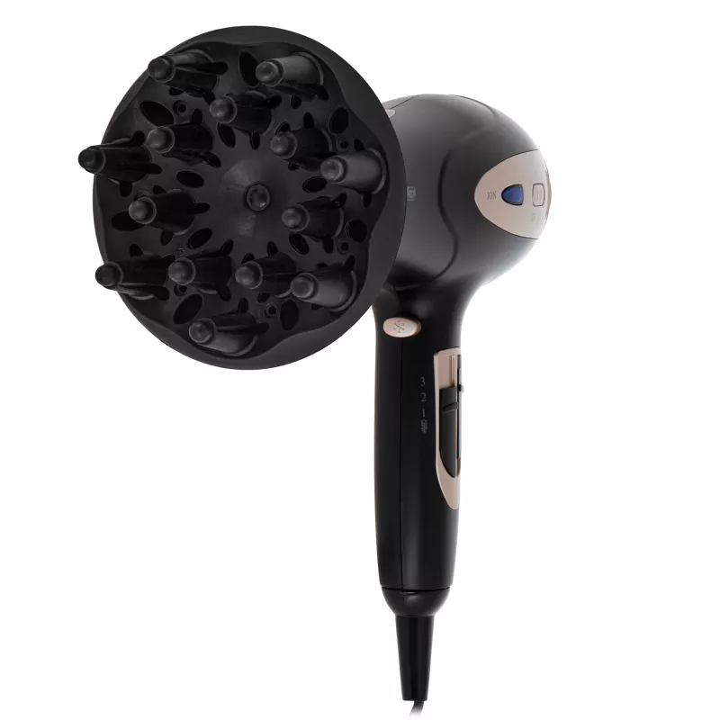 Adler Mesko MS 2287 Haartrockner 2400 W Schwarz, Champagner