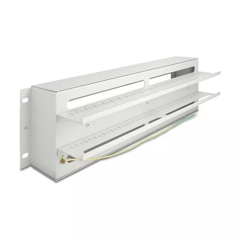 Schutzschalter-Panel DeLOCK 67196 Metall Grau 132mm Breite