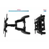 Wandhalterung ESPERANZA ERW021 für 40–85 Zoll Flachbildfernseher, Metall, neigbar, 6–50 cm Abstand, 68 kg Tragkraft, VESA 200x100–600x500 mm