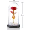 Ewige Rose im Glas Extralink Home, rote LED leuchtend