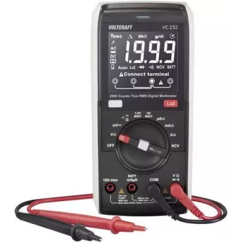 VC232 Hand-Multimeter digital CAT III 600 V Anzeige 2000 Zählungen (VC-12884300)