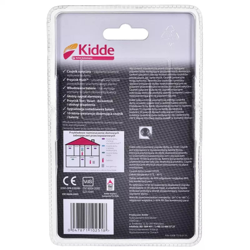 KIDDE 10Y29A Rauchmelder
