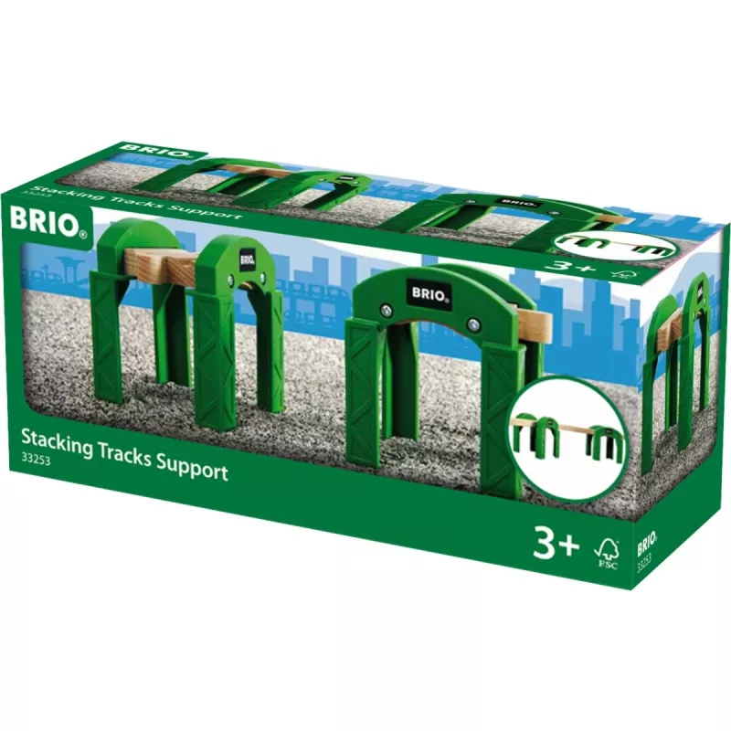 BRIO 33253 Stützfüße grün, 2 Stk.