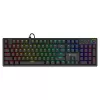 Mechanische Gaming-Tastatur SAVIO STYX Outemu Red — Full-Size 104-Tasten USB kabelgebunden, RGB, ANSI US International, 1,5 m, Schwarz