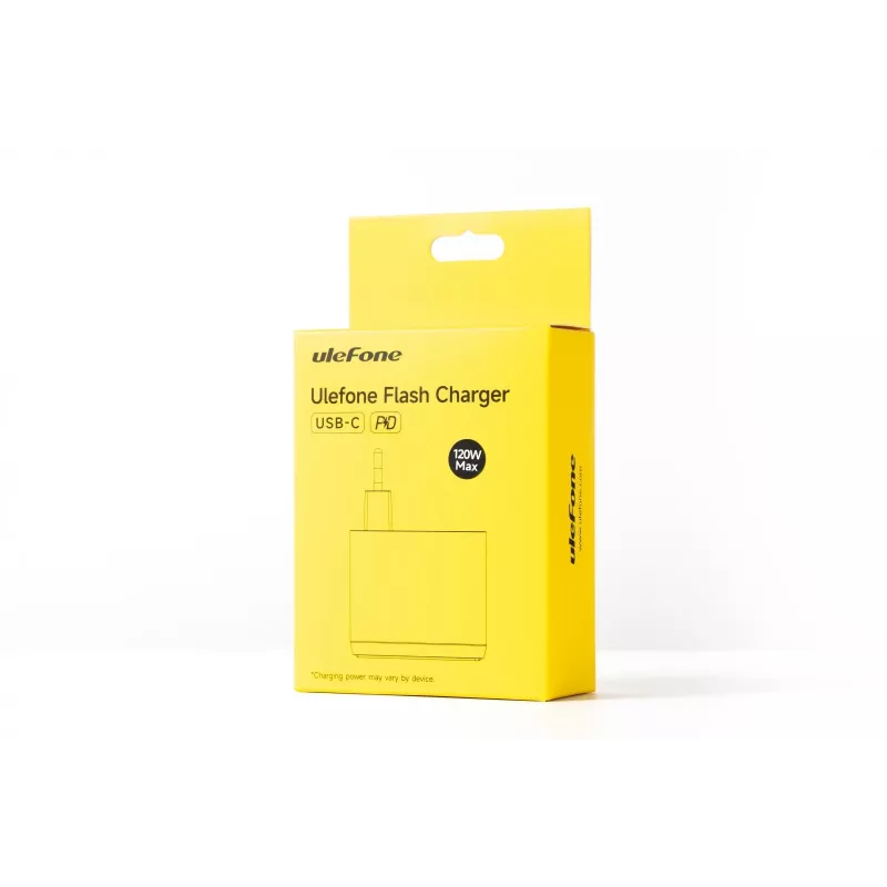Ladegerät UleFone UF-CHAR-120WR 120W 20V 6A Weiß – USB-Netzteil für tragbare Geräte