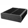 Computergehäuse Akasa Newton RC kompaktes lüfterloses Gehäuse für ASUS NUC 14 Pro, Mini ITX, Schwarz